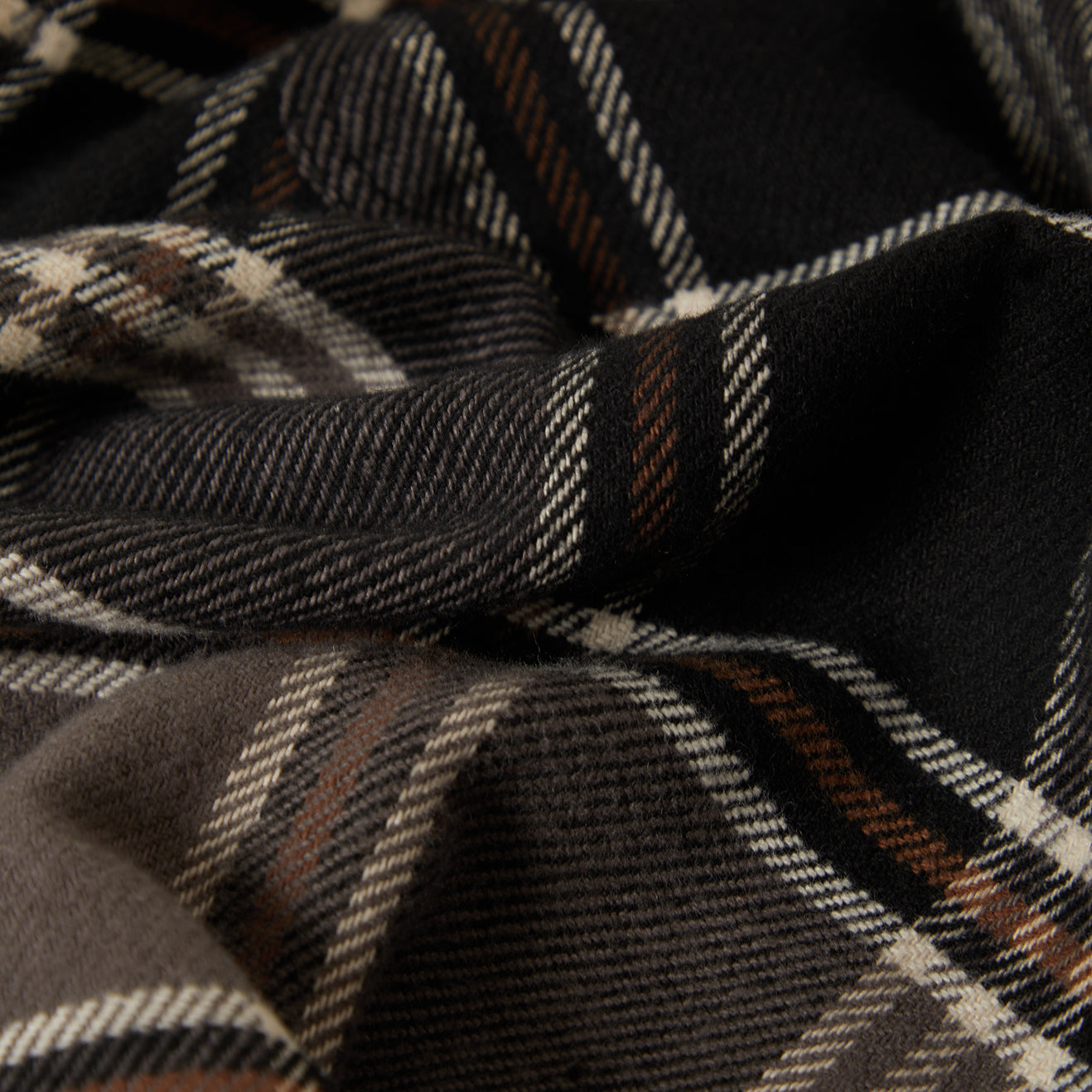 BOWERY FLANNEL - BLACK/CHARCOAL/PINECONE