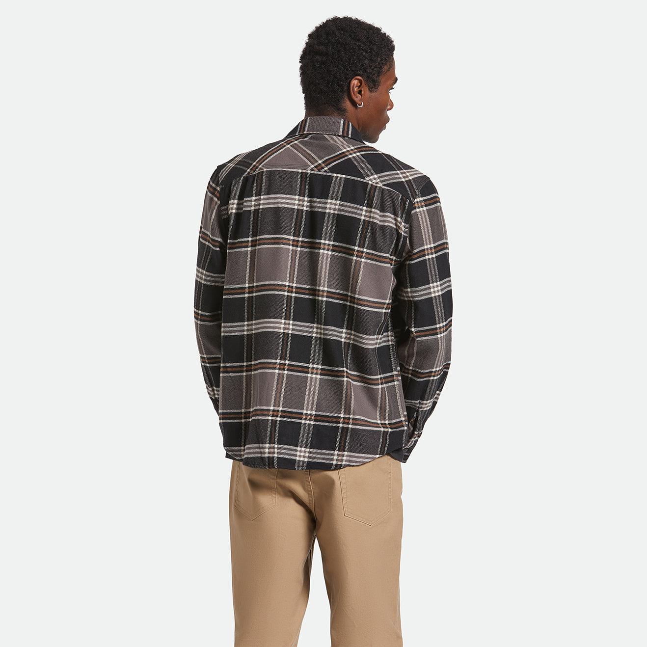 BOWERY FLANNEL - BLACK/CHARCOAL/PINECONE