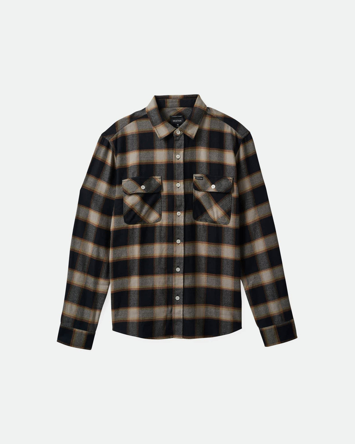 BOWERY FLANNEL - BLACK/CREAM