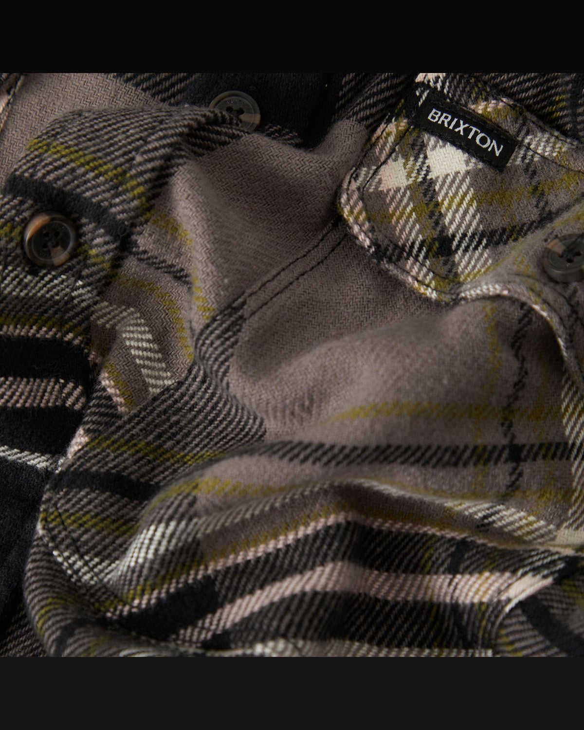 BOWERY FLANNEL - BLACK/MULTI