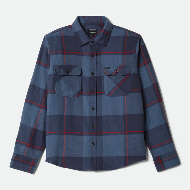 BOWERY FLANNEL - BERING SEA/MOOD INDIGO/ADRENAL