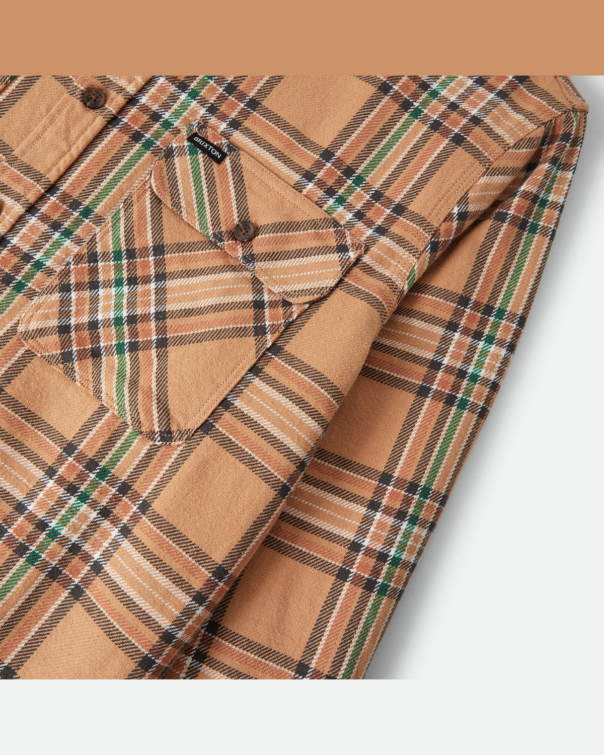 BOWERY FLANNEL - KHAKI/MULTI