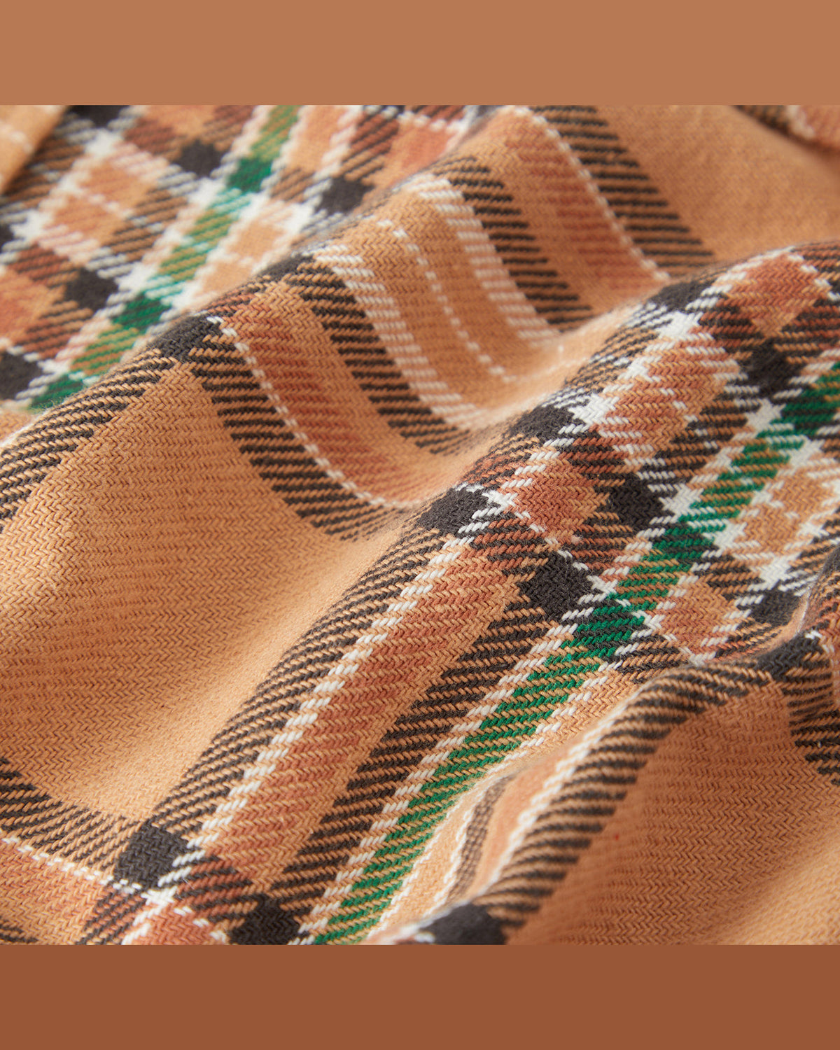 BOWERY FLANNEL - KHAKI/MULTI