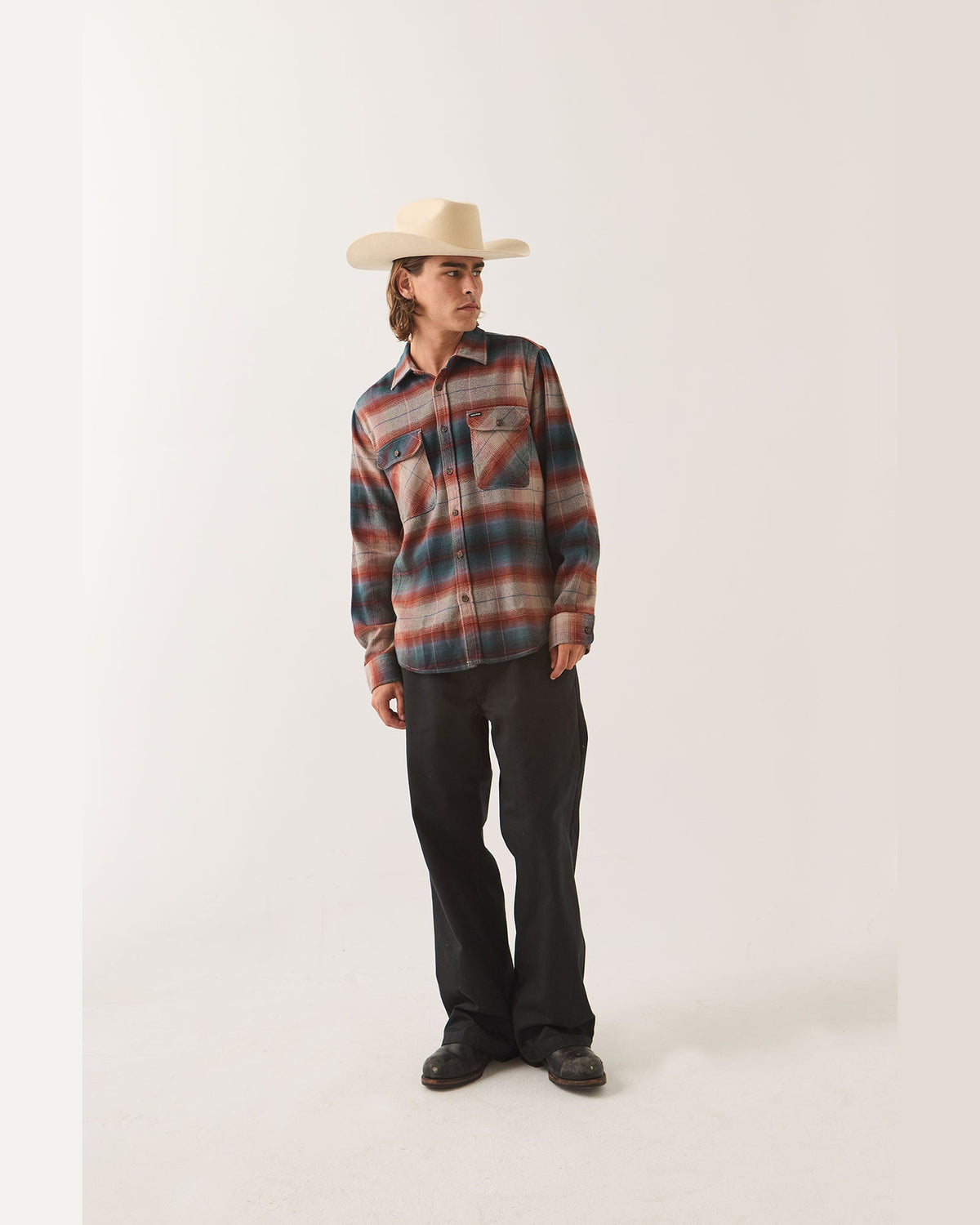 BOWERY FLANNEL - MULTI SHADOW