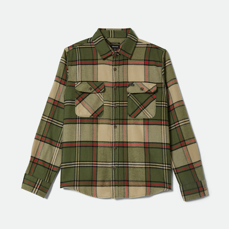 BOWERY FLANNEL - WILD GREEN/ELM/ADRENALINE RUSH