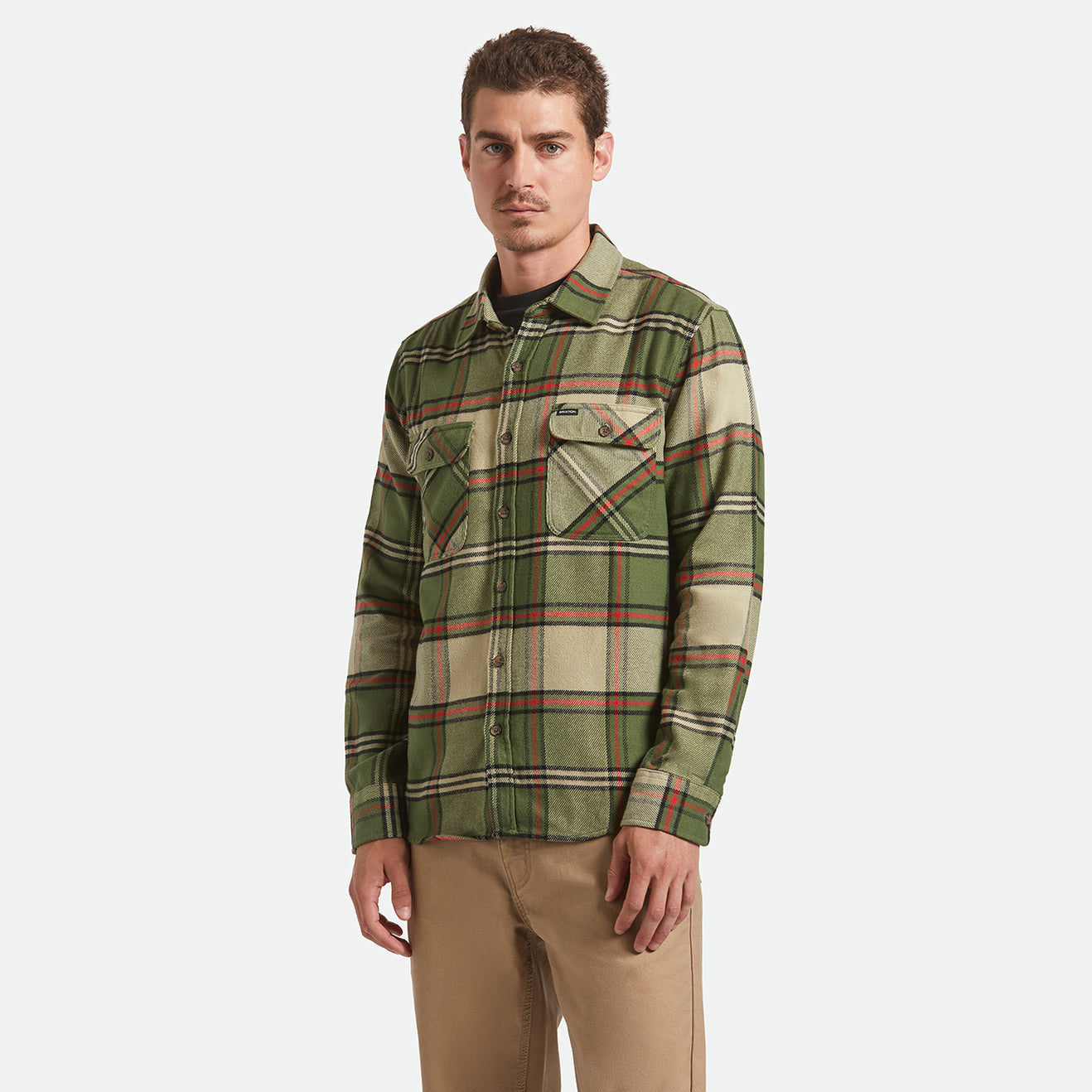 BOWERY FLANNEL - WILD GREEN/ELM/ADRENALINE RUSH