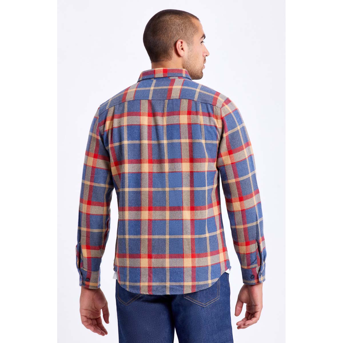 BOWERY L/S FLANNEL - BLRED