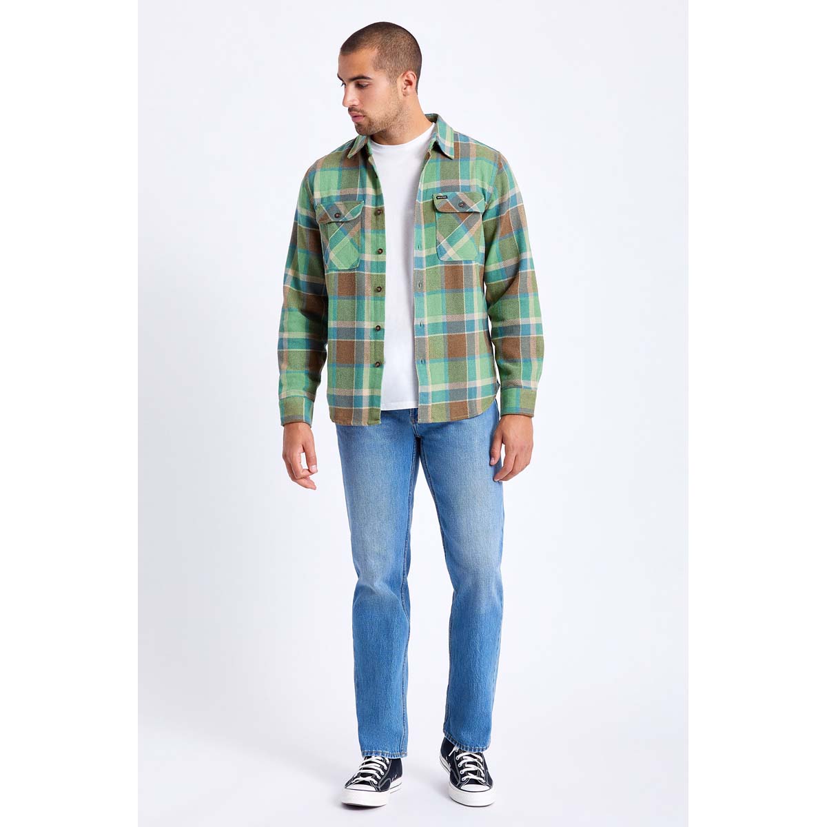 BOWERY L/S FLANNEL - TOFFE