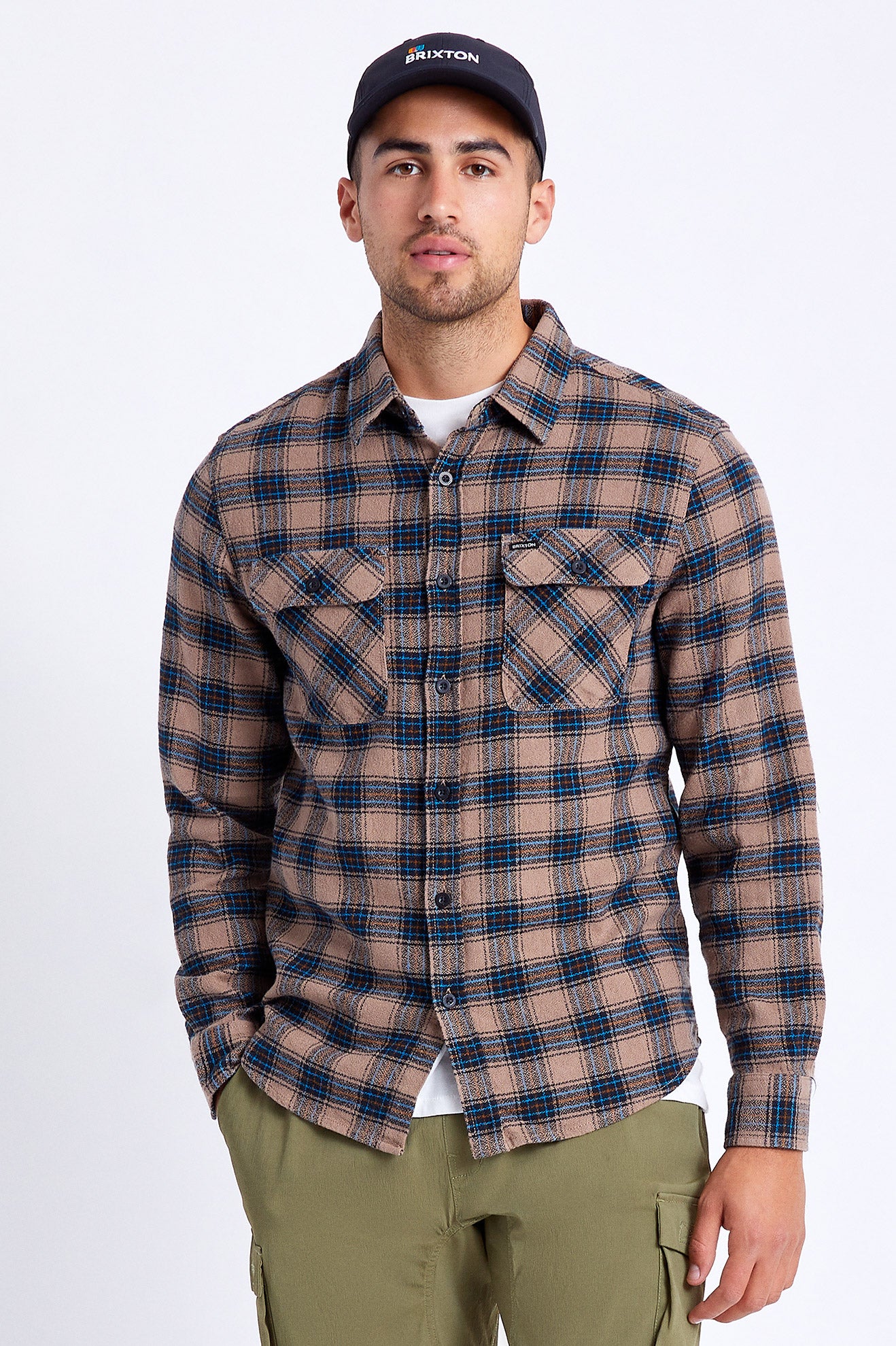 BOWERY LW ULTRA FLANNEL - PINE BARK