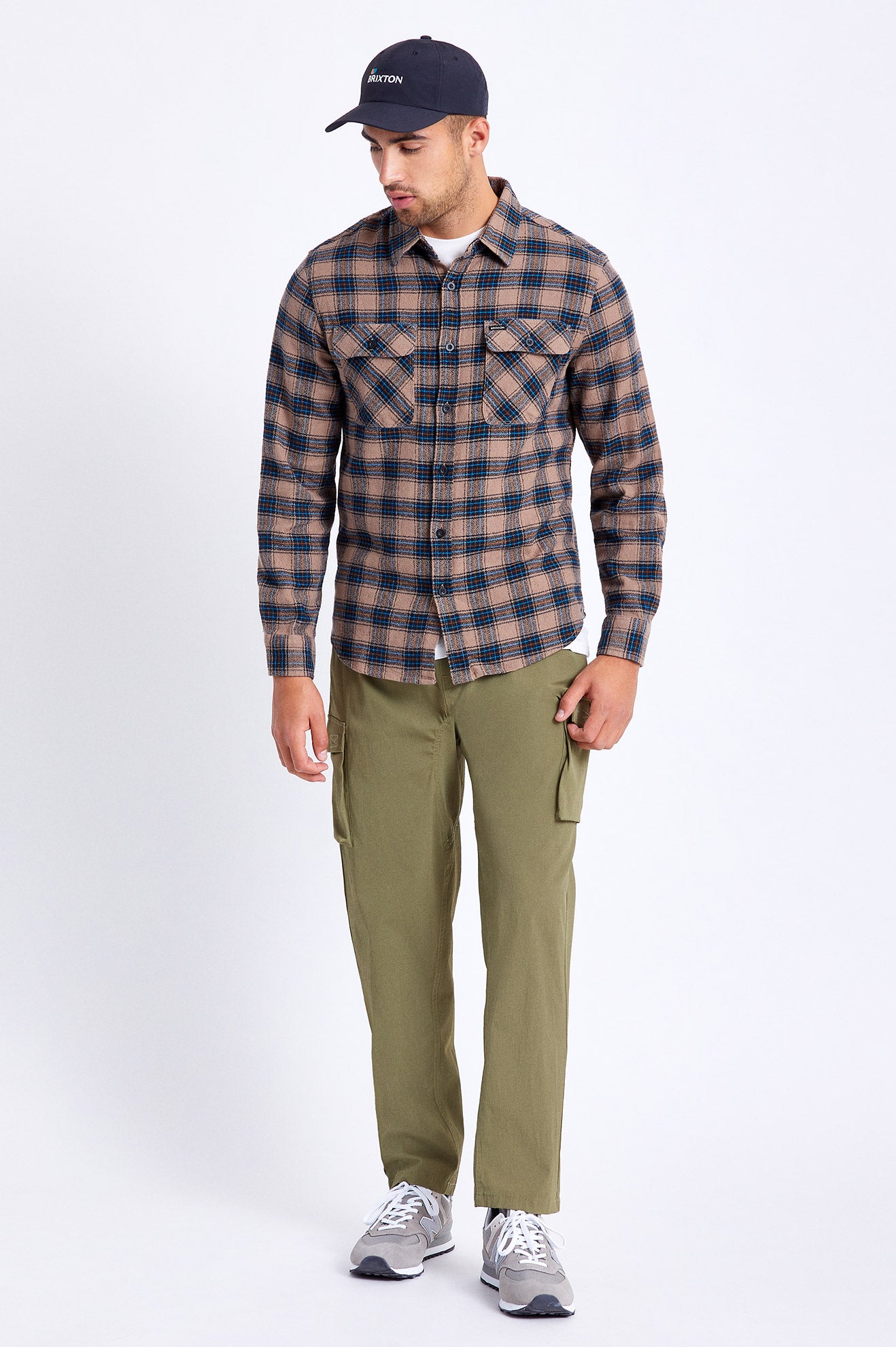 BOWERY LW ULTRA FLANNEL - PINE BARK