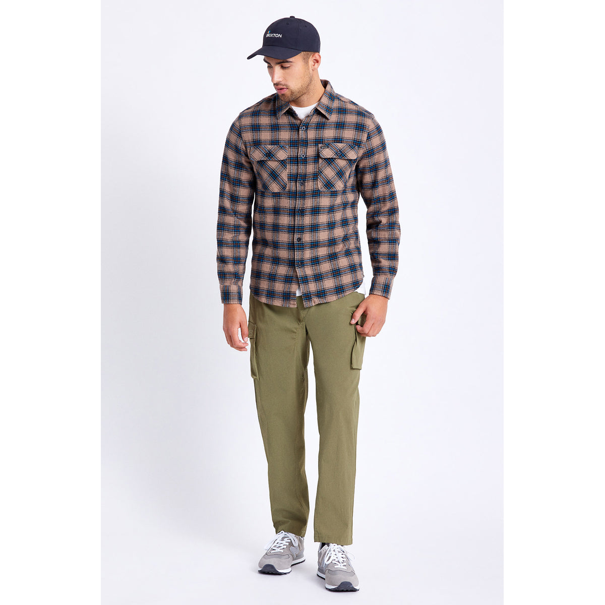 BOWERY LW ULTRA FLANNEL - PINE BARK