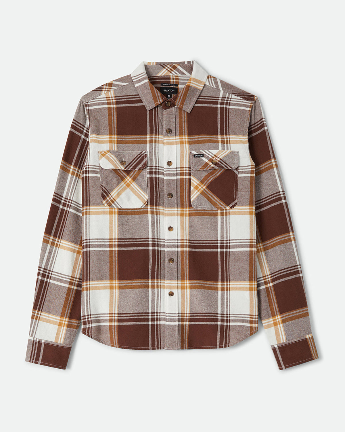 BOWERY LW ULTRA FLANNEL - CHOCOLATE/OFF WHITE
