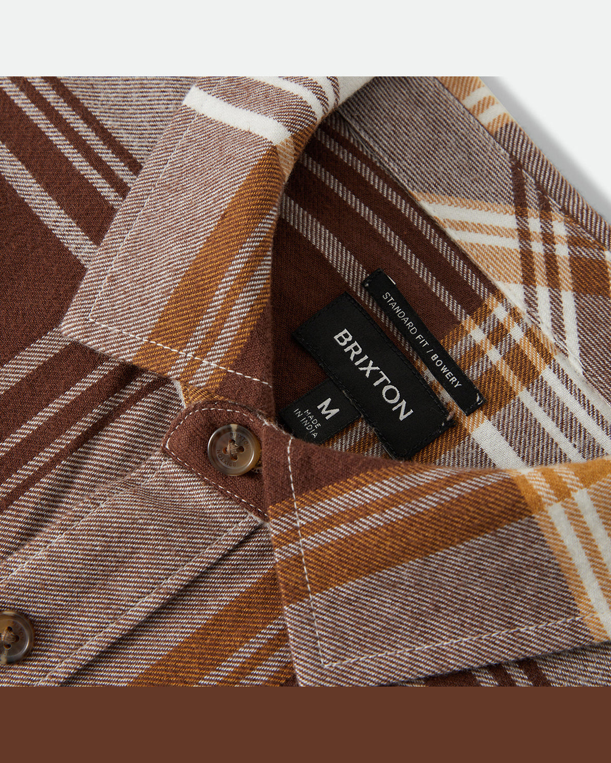 BOWERY LW ULTRA FLANNEL - CHOCOLATE/OFF WHITE