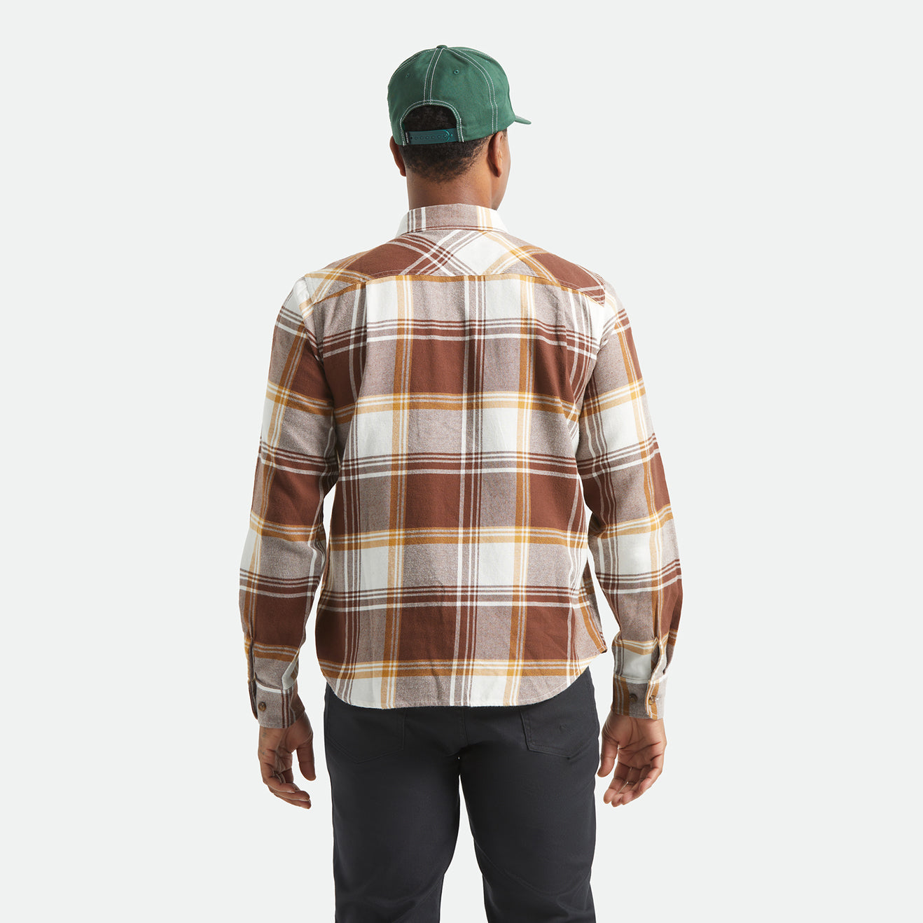 BOWERY LW ULTRA FLANNEL - CHOCOLATE/OFF WHITE