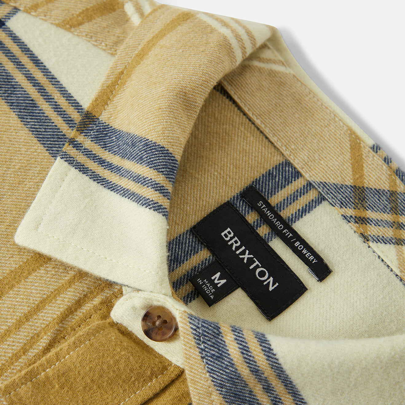 BOWERY LW ULTRA FLANNEL - YELLOW/DUSTED OCHRE