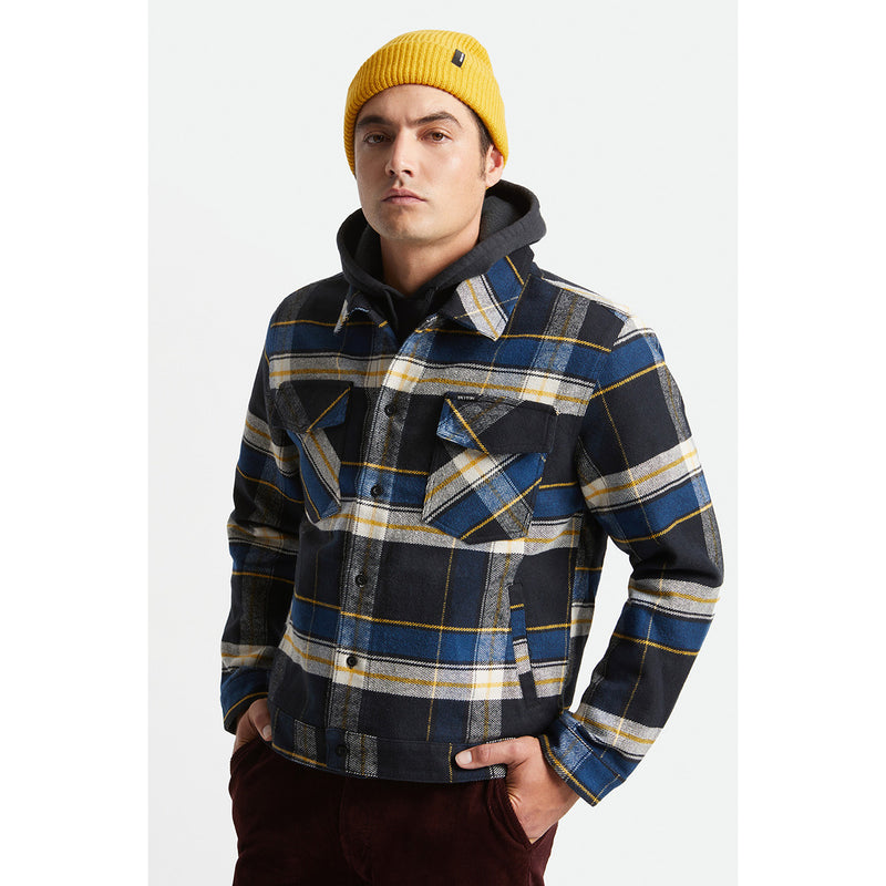 BOWERY TRUCKER JACKET - JOE BLUE PLAID