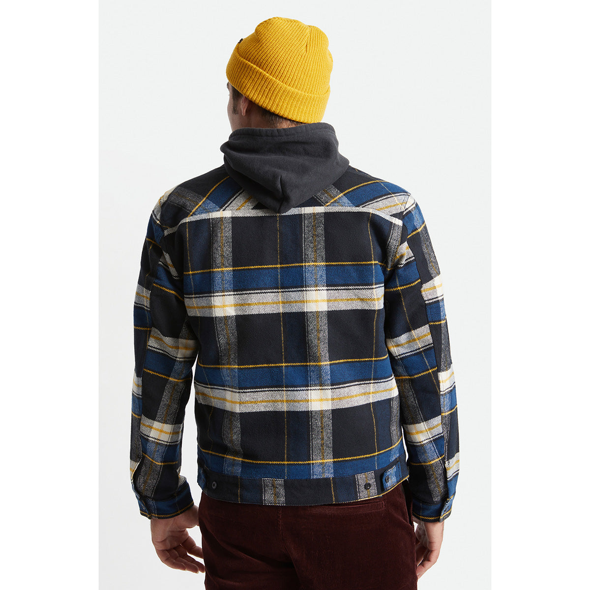 BOWERY TRUCKER JACKET - JOE BLUE PLAID