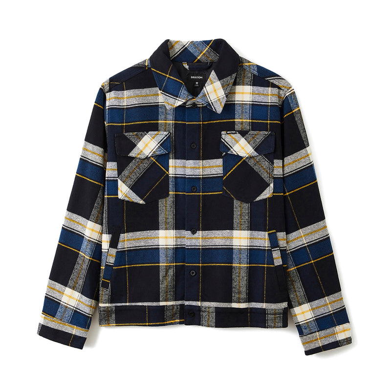 BOWERY TRUCKER JACKET - JOE BLUE PLAID