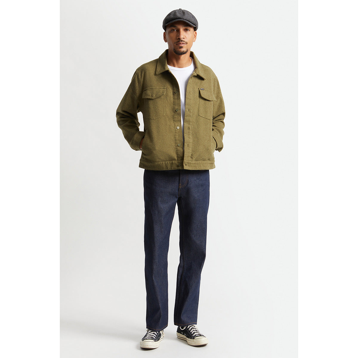 BOWERY TRUCKER JACKET - MILITARY OLIVE