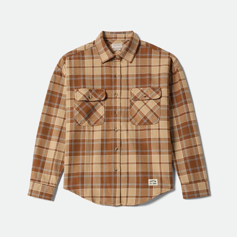 BOWERY VINTAGE L/S OVERSHIRT - WASHED COPPER