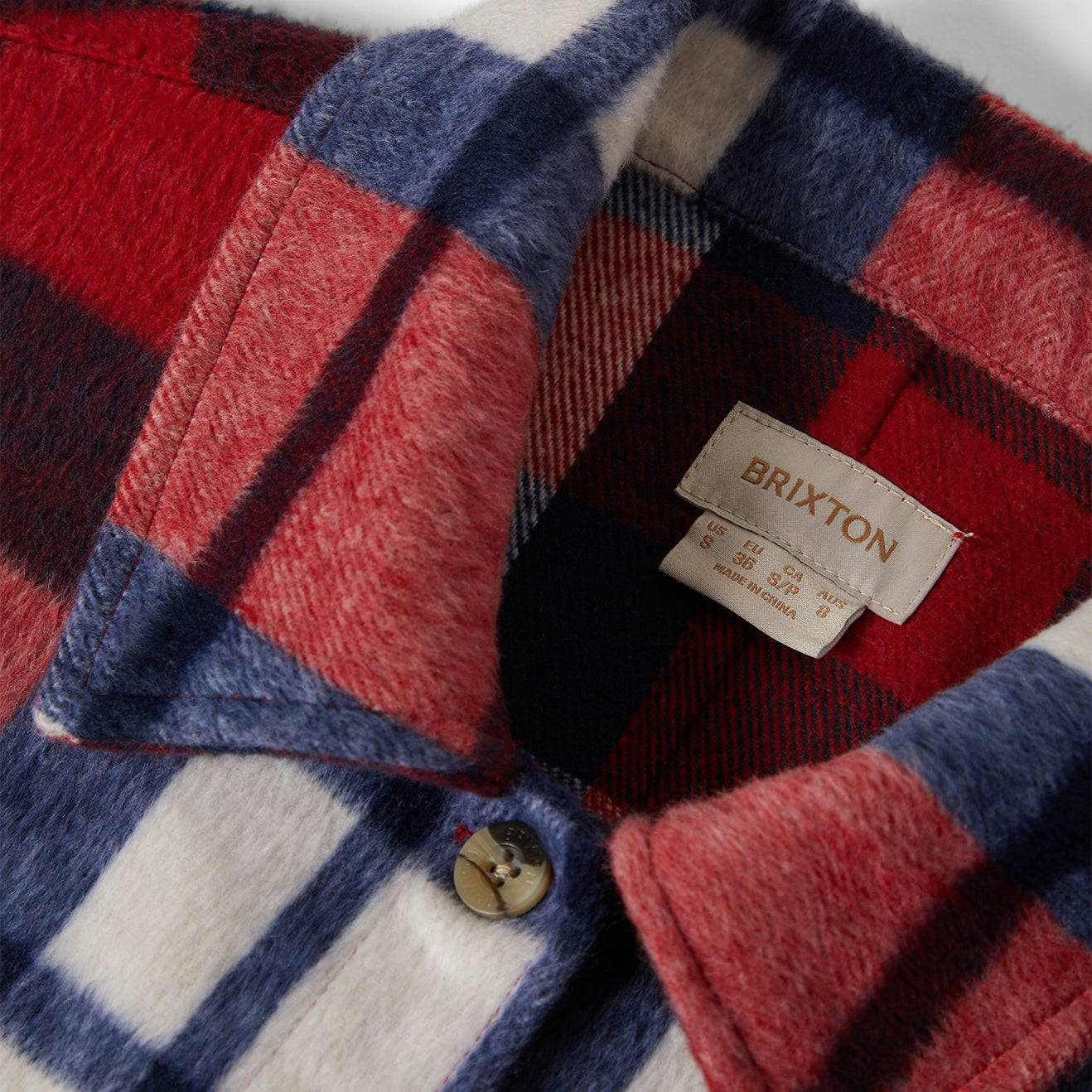 BOWERY W SOFT BRUSHED FLANNEL - ADRENALINE RUSH/NAVY