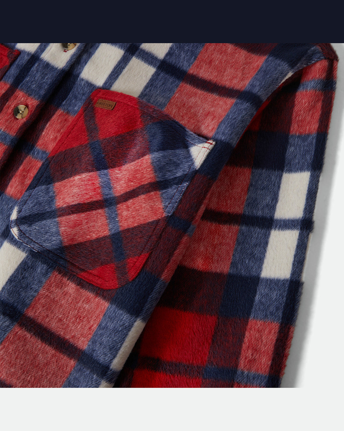 BOWERY W SOFT BRUSHED FLANNEL - ADRENALINE RUSH/NAVY