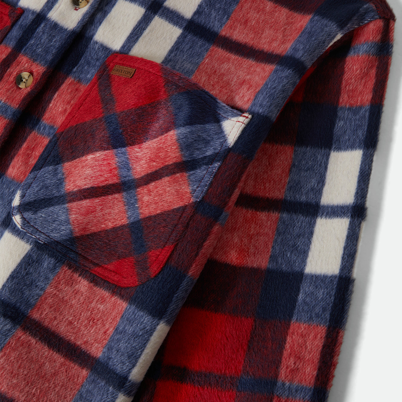 BOWERY W SOFT BRUSHED FLANNEL - ADRENALINE RUSH/NAVY