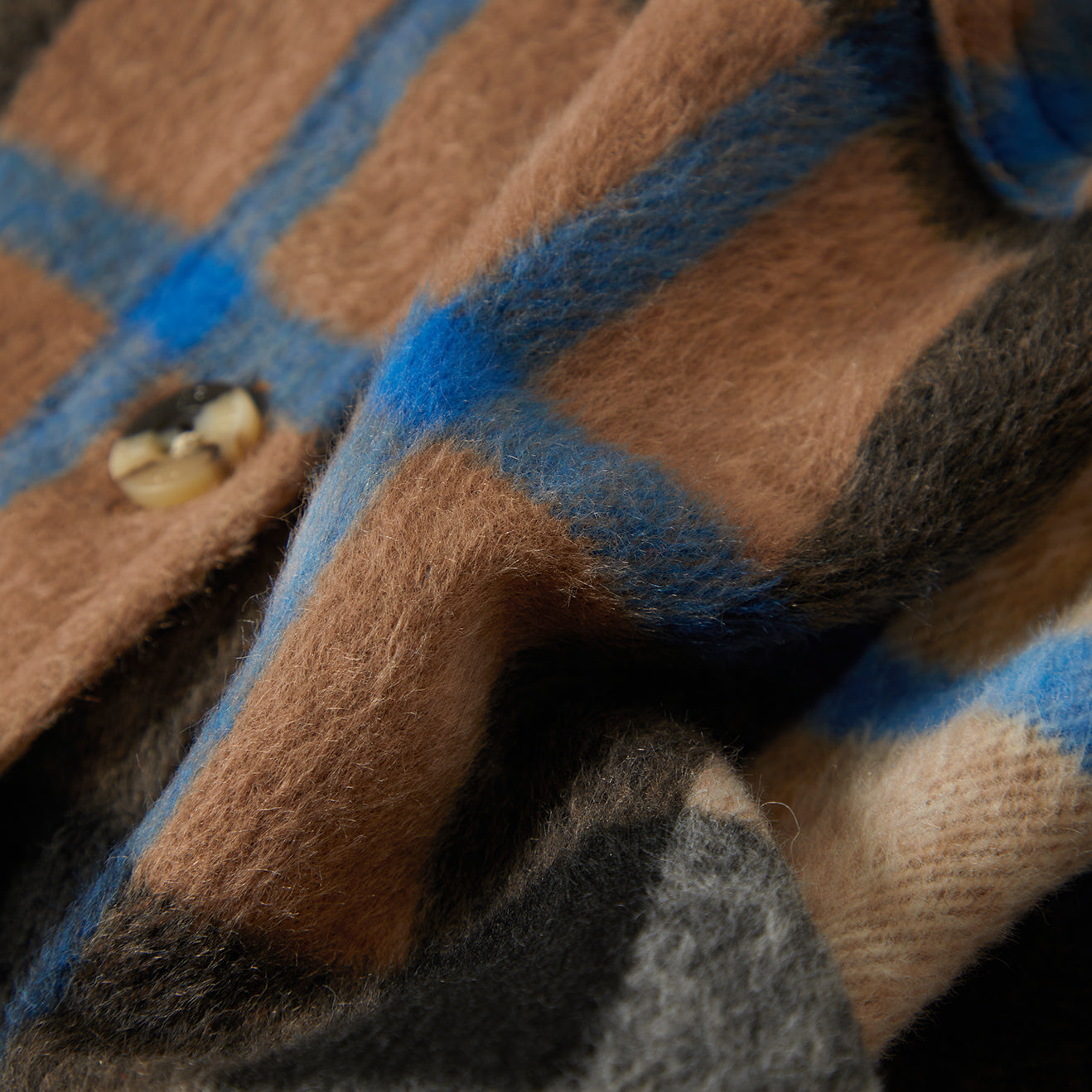 BOWERY W SOFT BRUSHED FLANNEL - WASHED BLACK/SAND