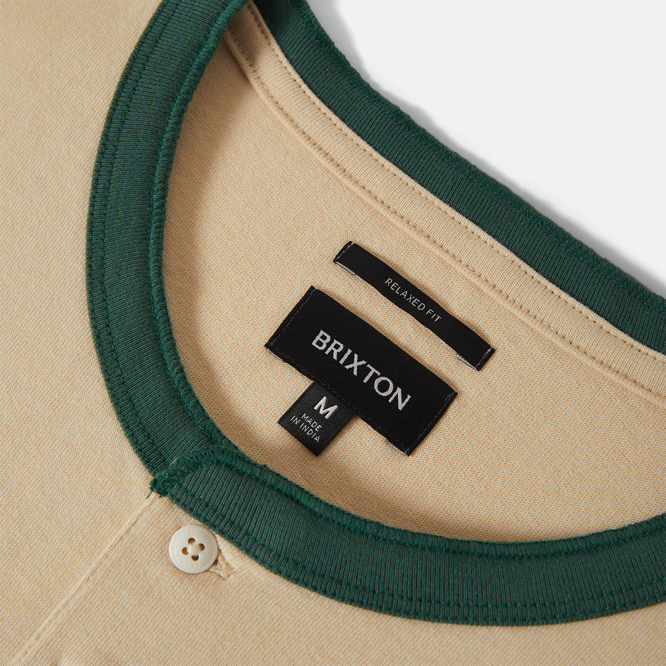 BOXY BASEBALL 1/2 SLEEVE TEE - WHITECAP/PRIMAL GREEN