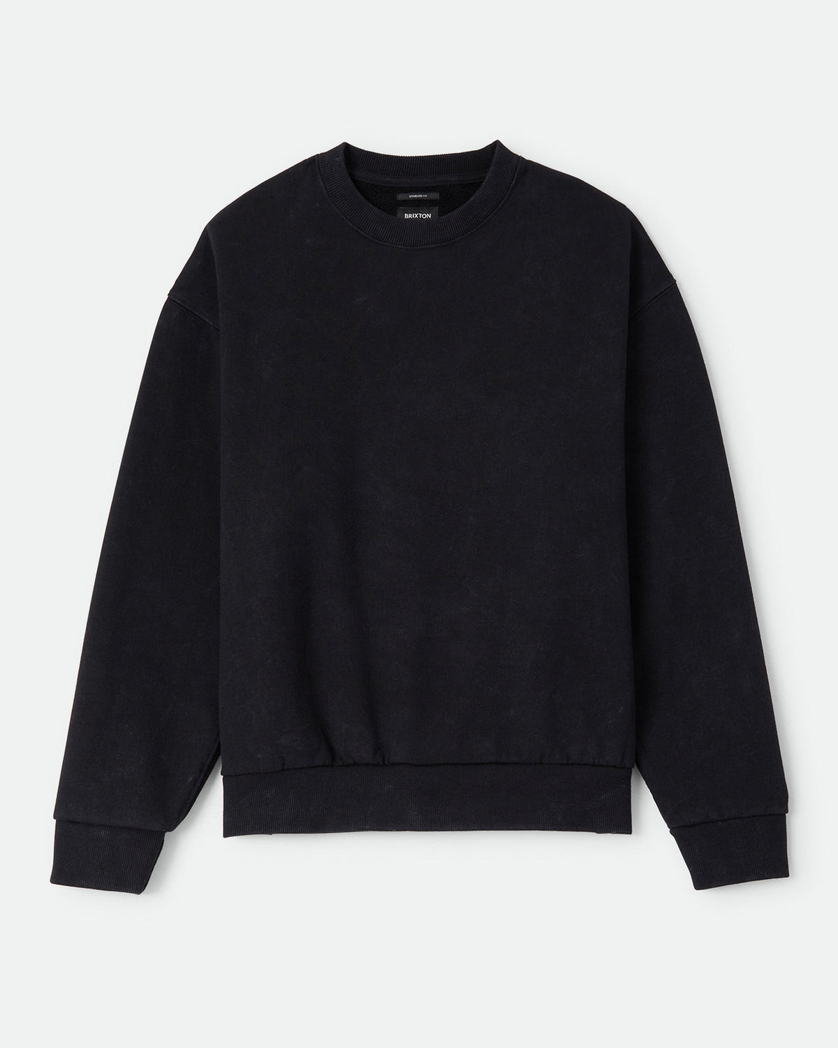 BRIXTON BASELINE CREW FLEECE - BLACK