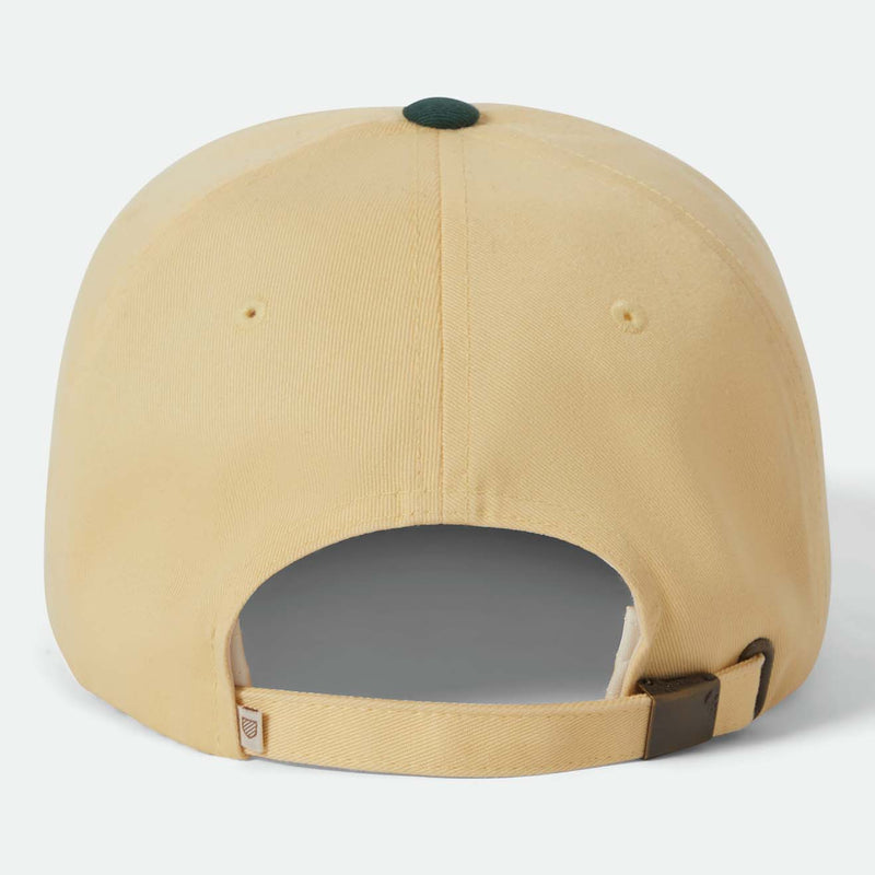 BRIXTON CERTIFIED LP ADJ HAT - WASHED CELESTIAL YELLOW/MEDITERRANEAN TEAL