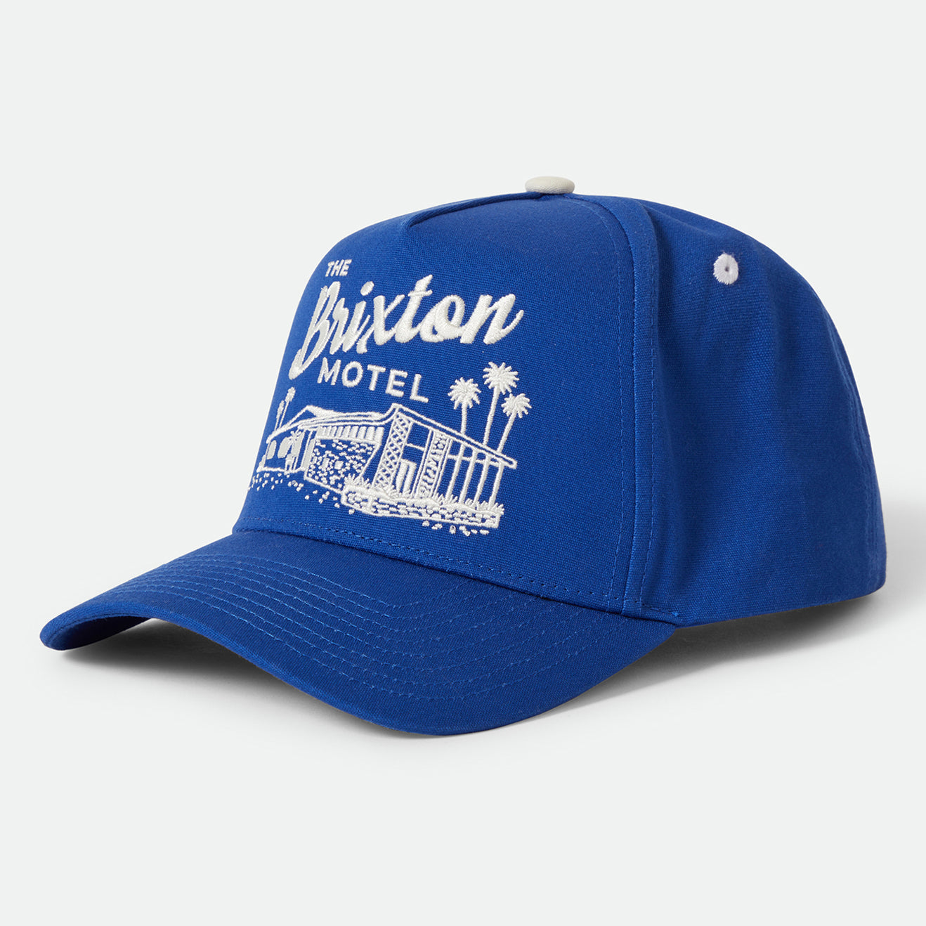 BRIXTON MOTEL C NP HP SNAPBACK-ELECTRIC BLUE/OFF WHITE
