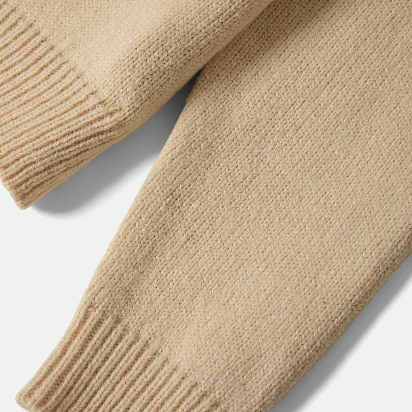 BRIXTON RANCHING CLUB CREW SWEATER - WHITECAP