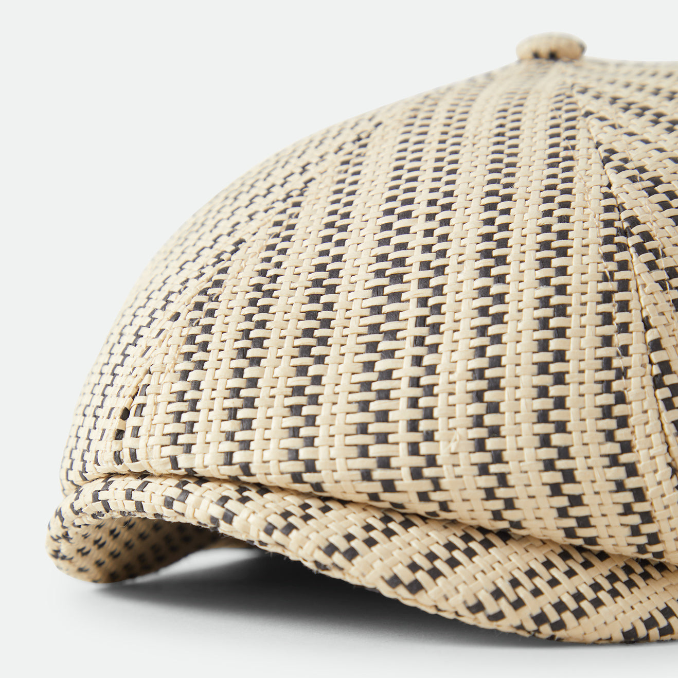 BROOD LW SNAP CAP - NATURAL/BLACK STRAW
