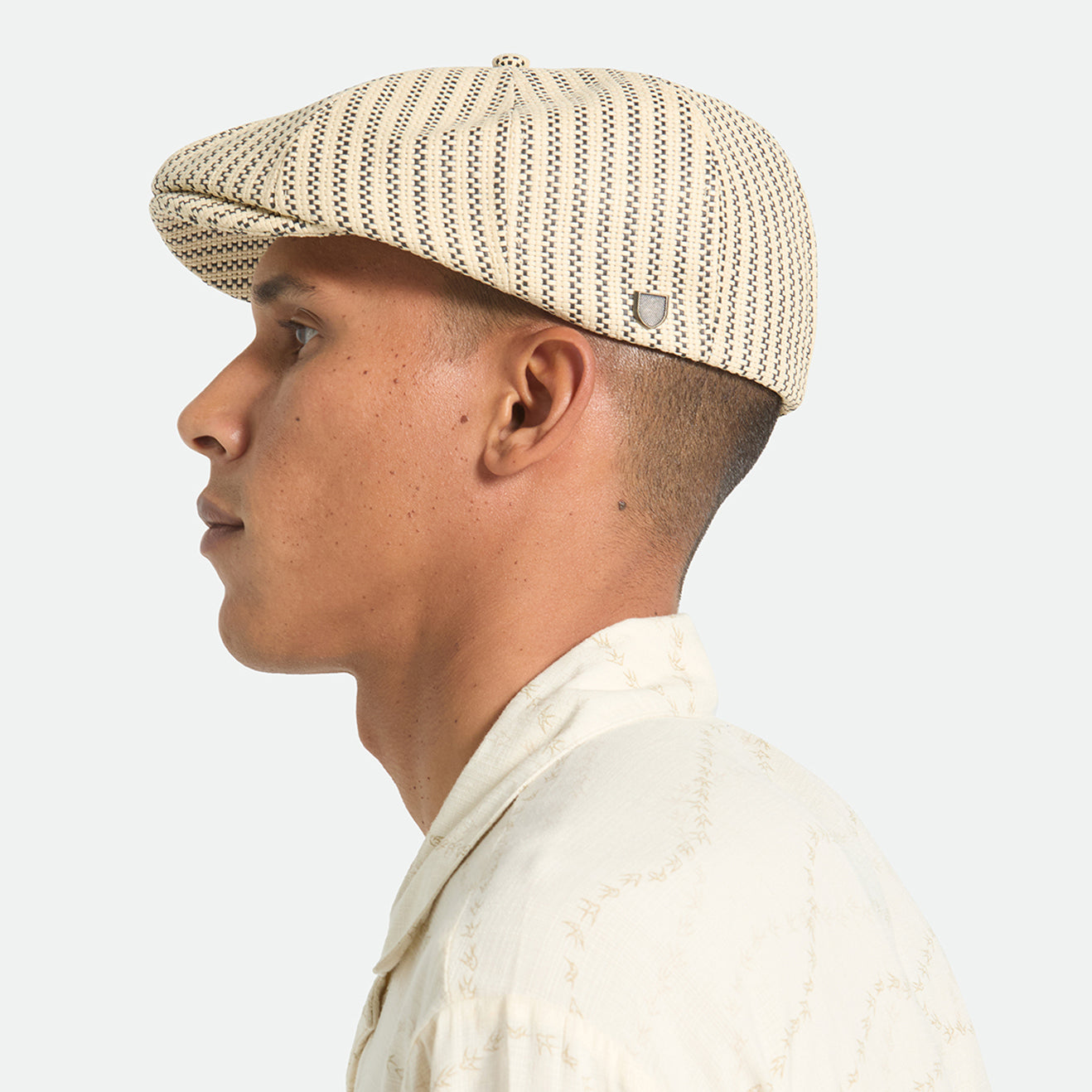BROOD LW SNAP CAP - NATURAL/BLACK STRAW