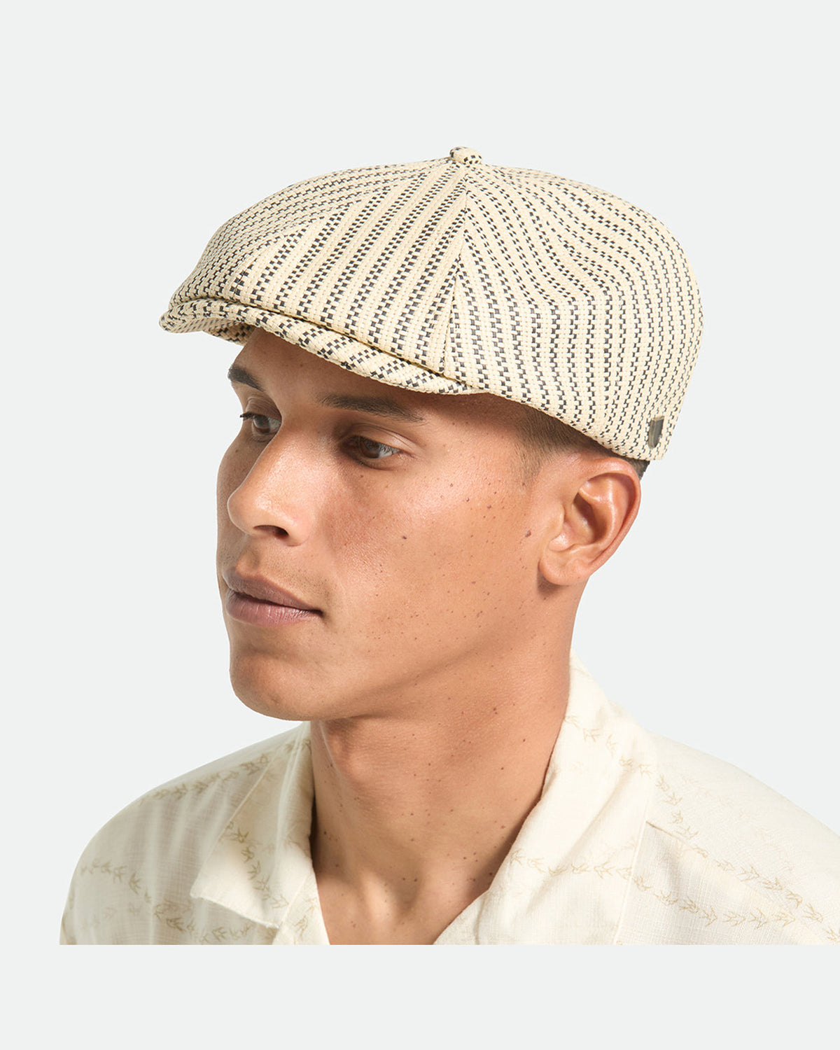 BROOD LW SNAP CAP - NATURAL/BLACK STRAW