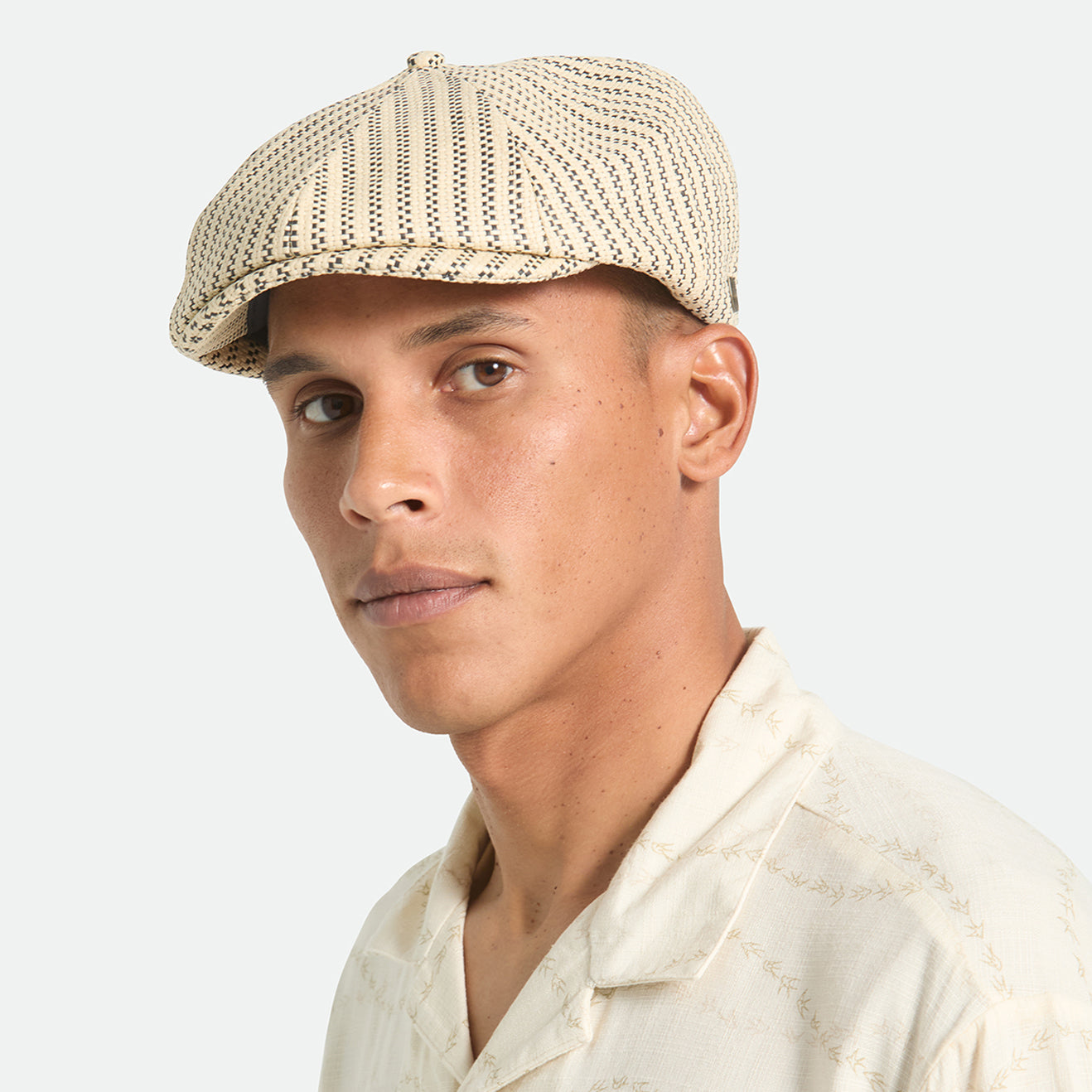 BROOD LW SNAP CAP - NATURAL/BLACK STRAW