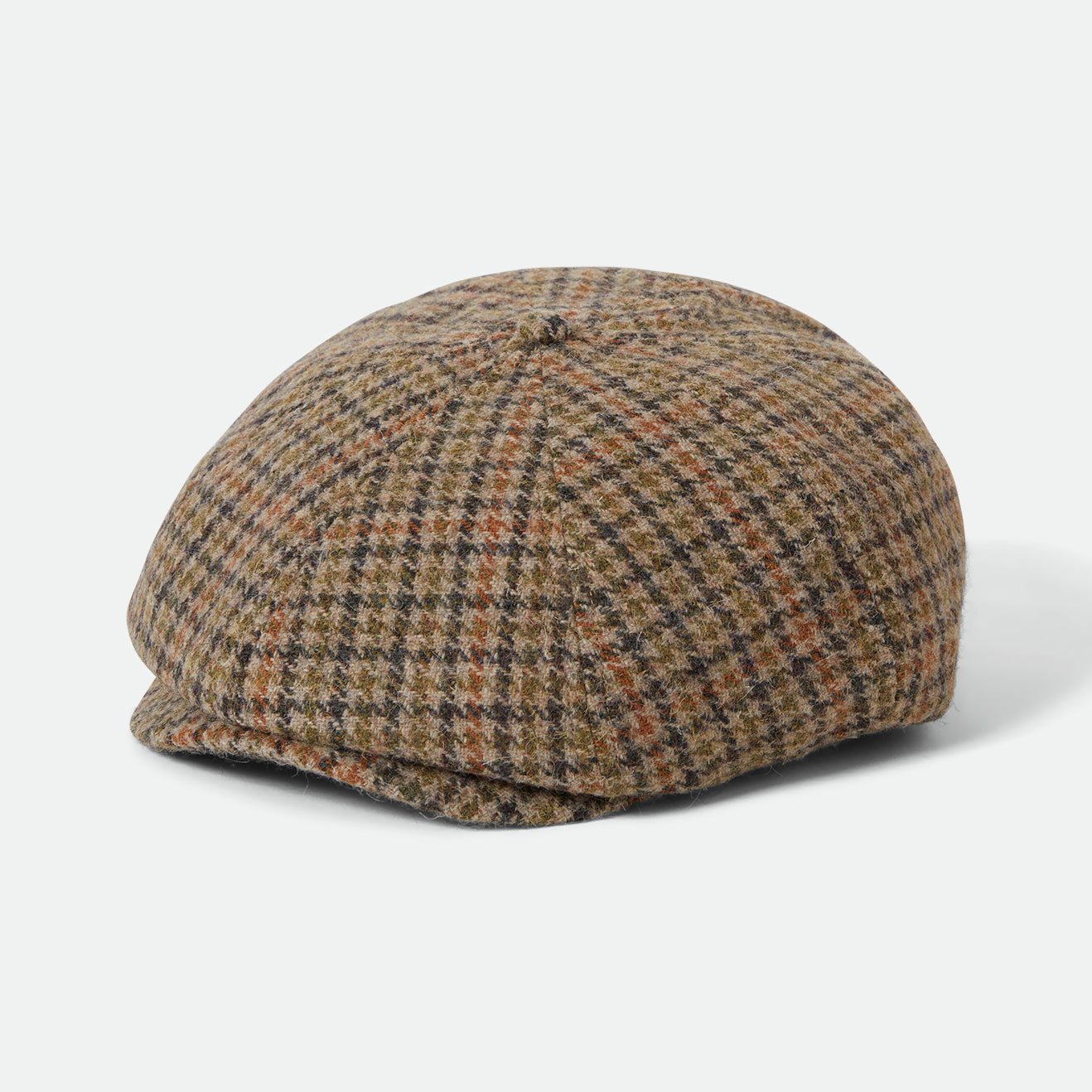 BROOD SNAP CAP - OATMEAL/CHARCOAL HOUNDSTOOTH