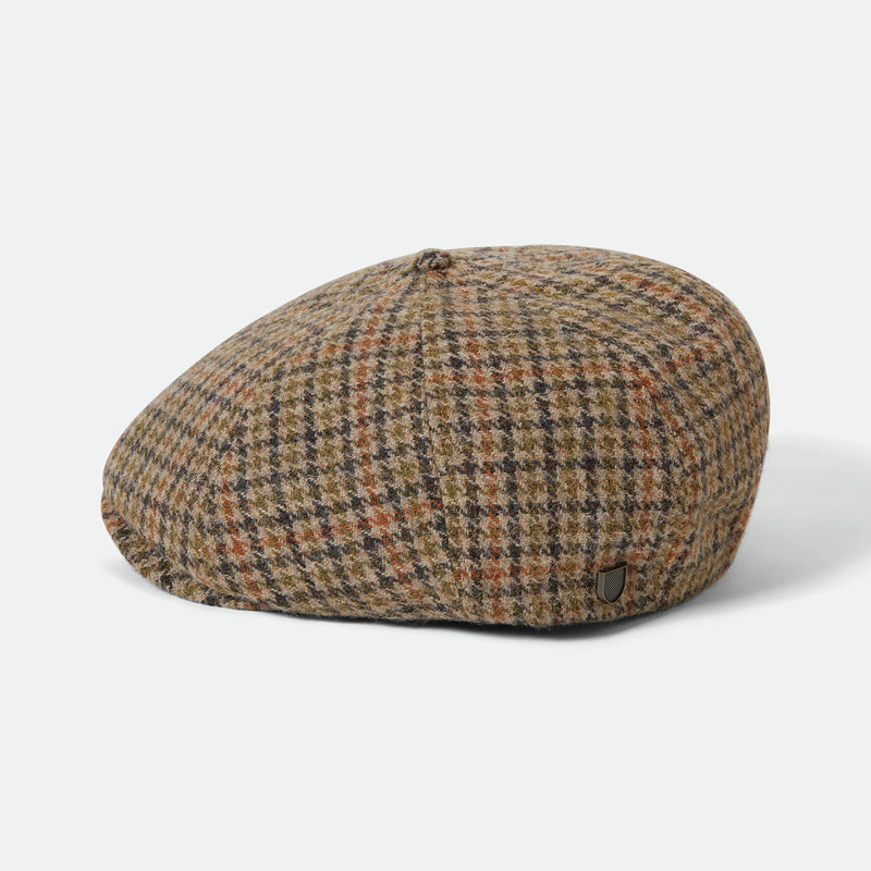 BROOD SNAP CAP - OATMEAL/CHARCOAL HOUNDSTOOTH