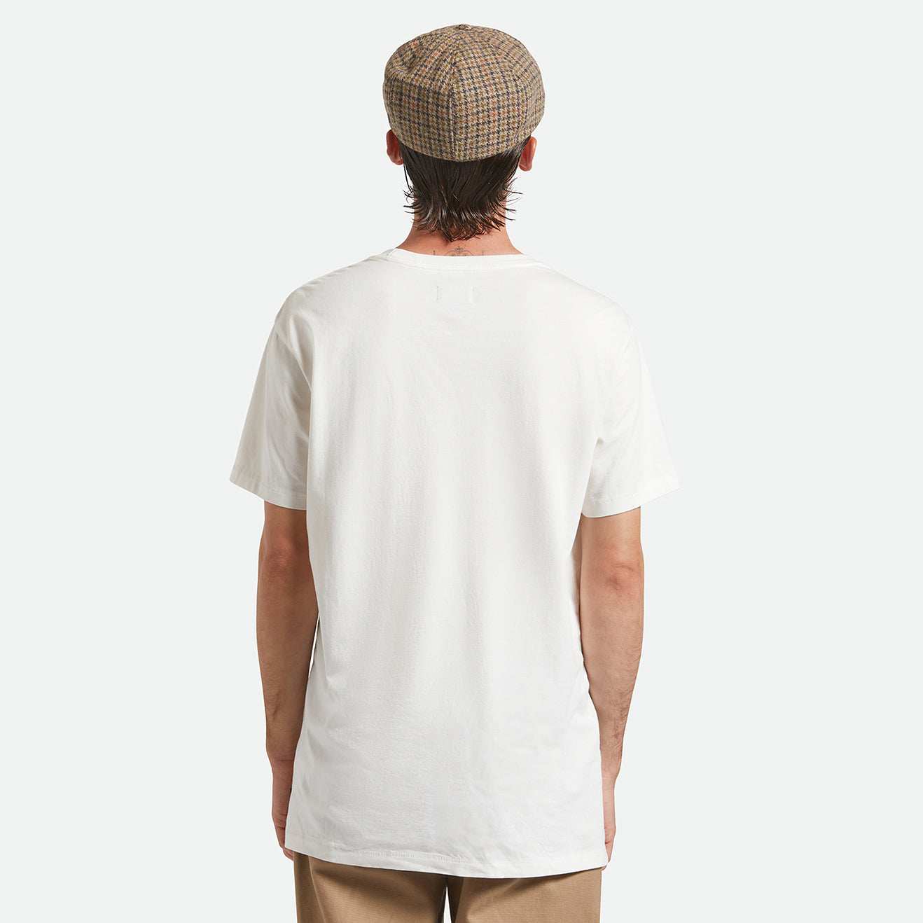 BROOD SNAP CAP - OATMEAL/CHARCOAL HOUNDSTOOTH