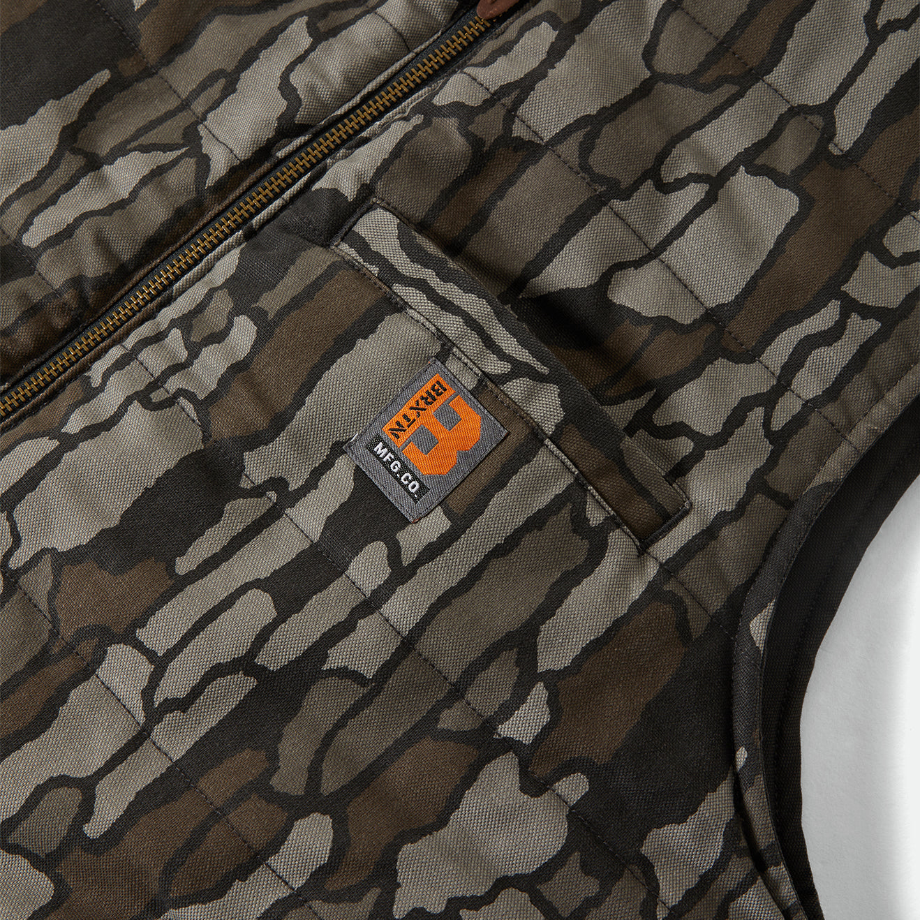 BUILDERS ABRAHAM REV VEST - BARK CAMO