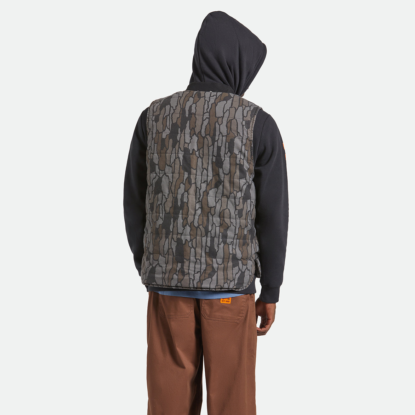 BUILDERS ABRAHAM REV VEST - BARK CAMO