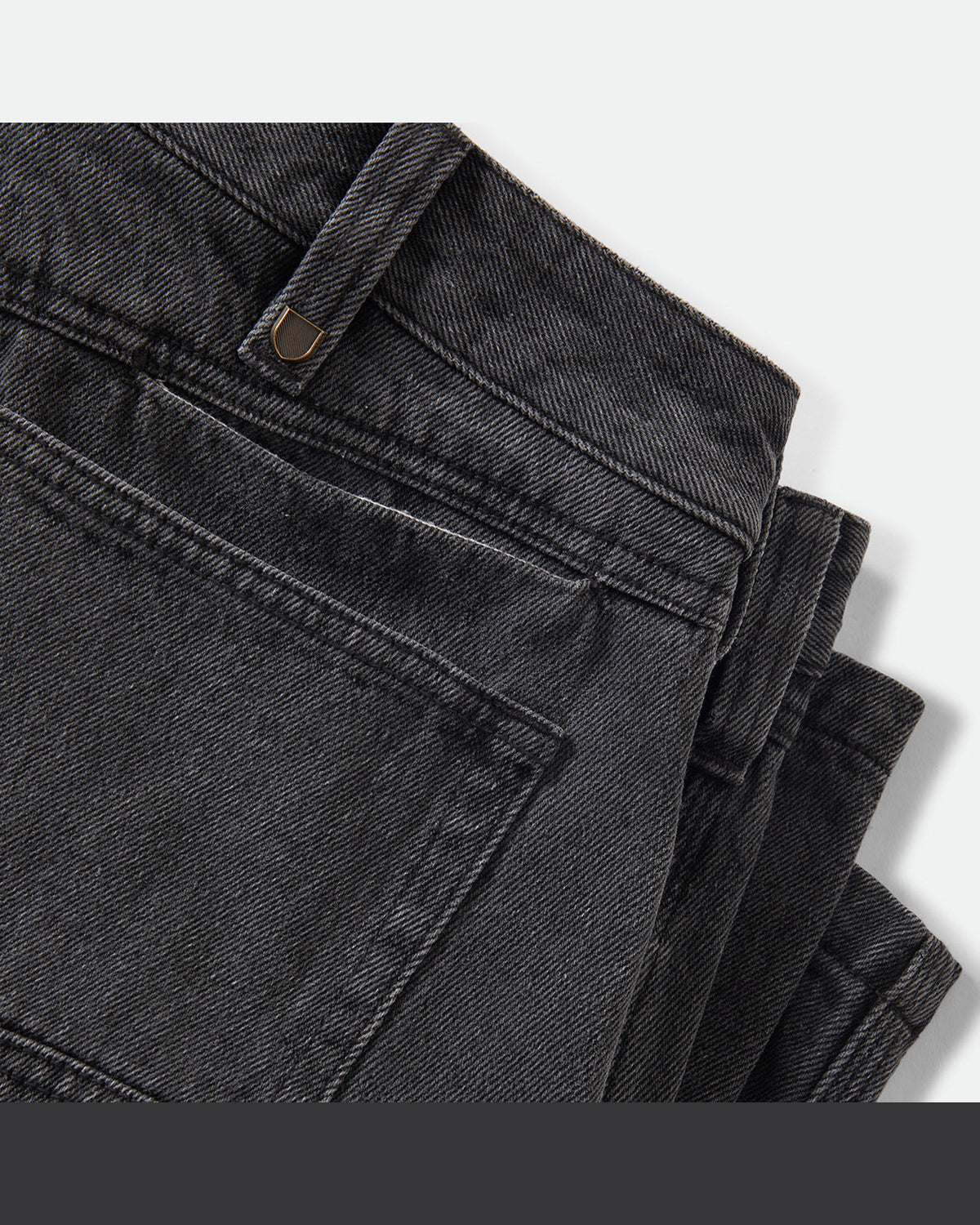 BUILDERS CARPENTER BAGGY SHORT - WASHED BLACK DENIM