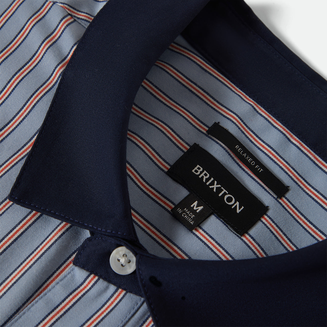 BUILDERS OLSON S/S WVN - BLUE AURA STRIPE