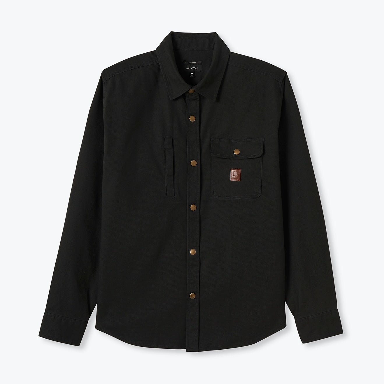 BUILDERS STRETCH OVERSHIRT - WASHED BLACK