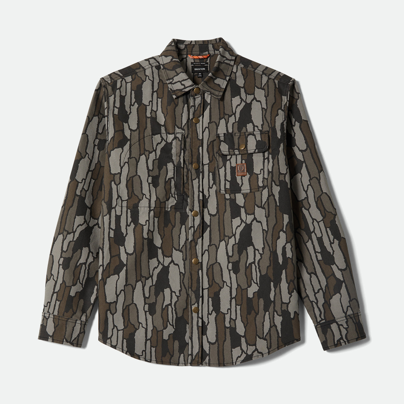 BUILDERS STRETCH OVERSHIRT - BARK CAMO