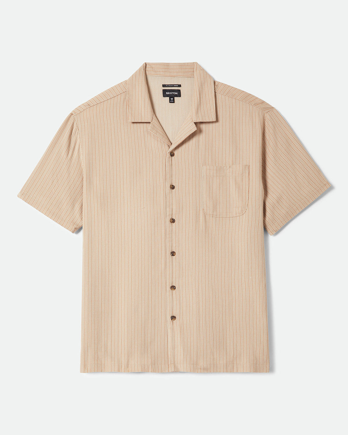 BUNKER SLUB S/S WVN - ITALIAN CLAY STRIPE