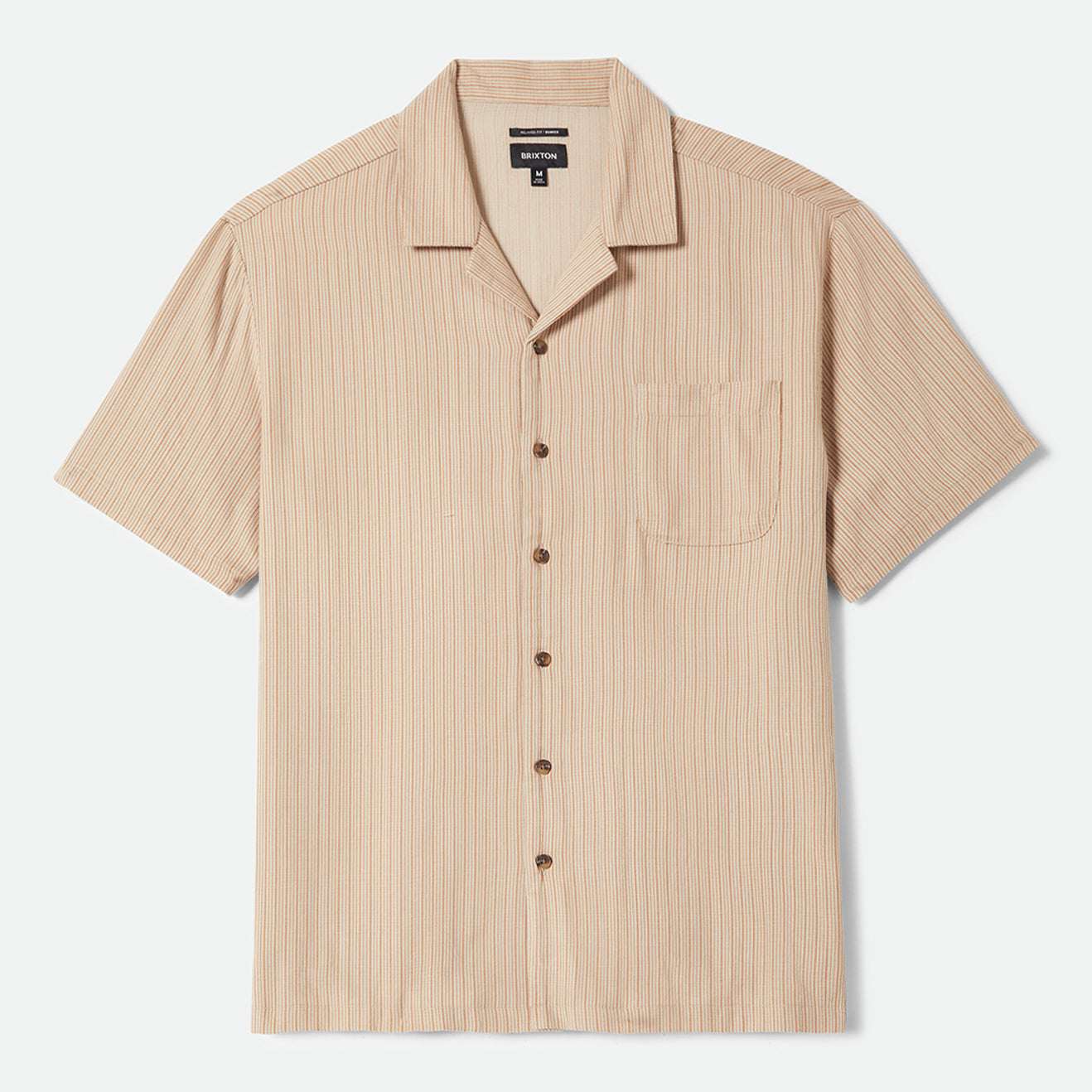 BUNKER SLUB S/S WVN - ITALIAN CLAY STRIPE