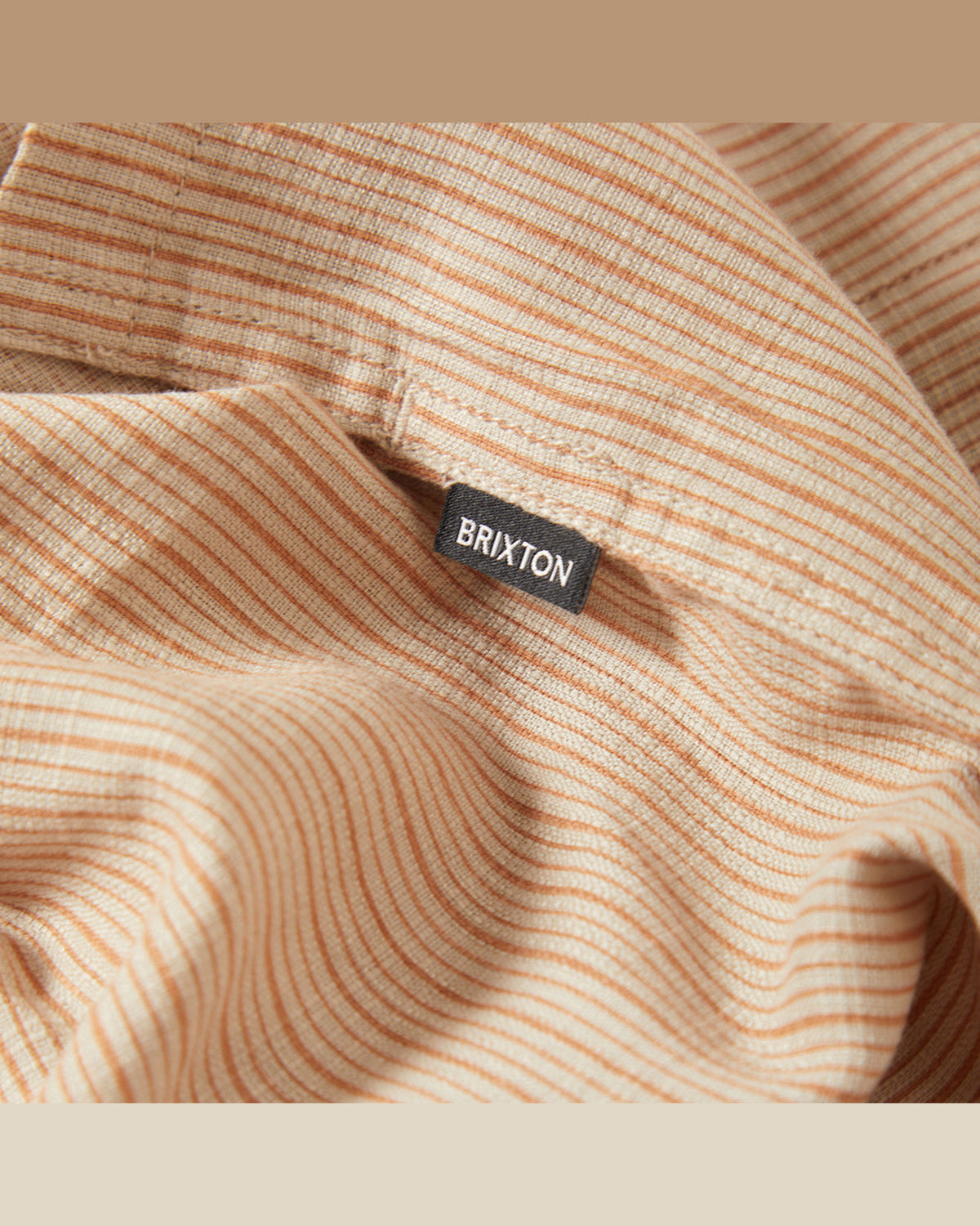 BUNKER SLUB S/S WVN - ITALIAN CLAY STRIPE