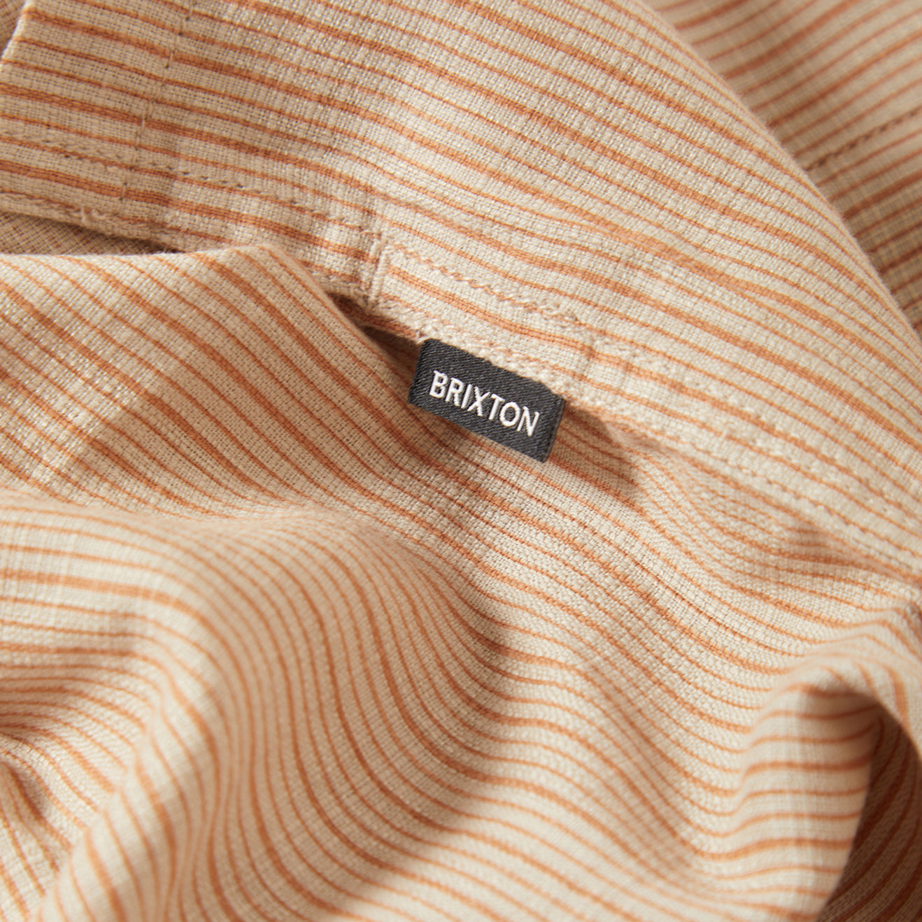 BUNKER SLUB S/S WVN - ITALIAN CLAY STRIPE